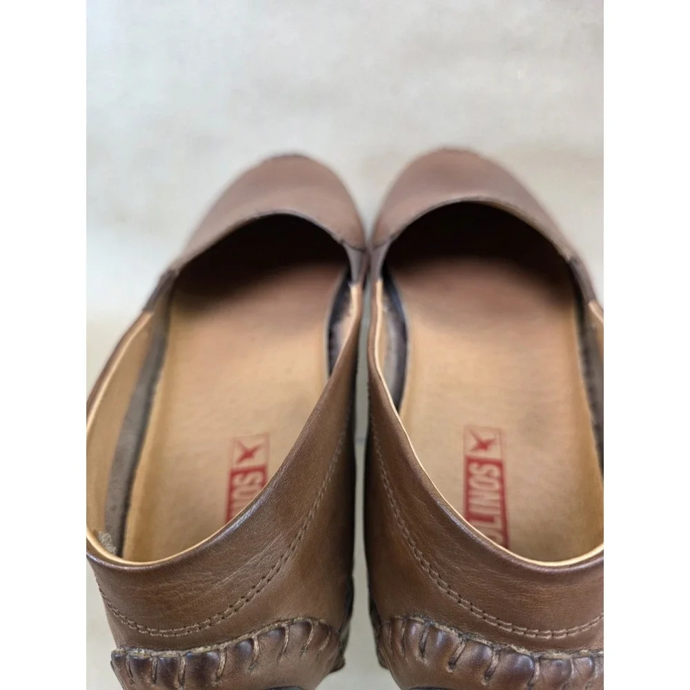 Pikolinos Jerez Loafers Shoes Mens Size 11.5-12 US 45 EU Brown Leather Slip On